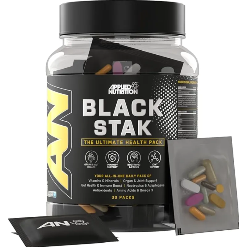 Applied Nutrition Black Stak — The Ultimate Health Pack