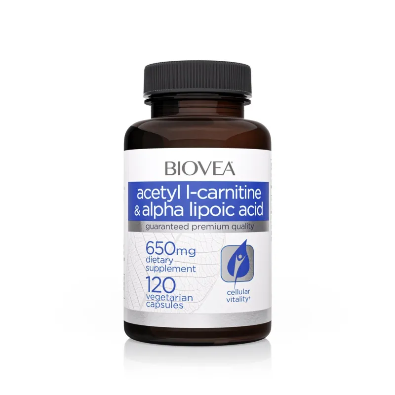 Biovea Acetyl L-Carnitine + Alpha Lipoic Acid 650mg