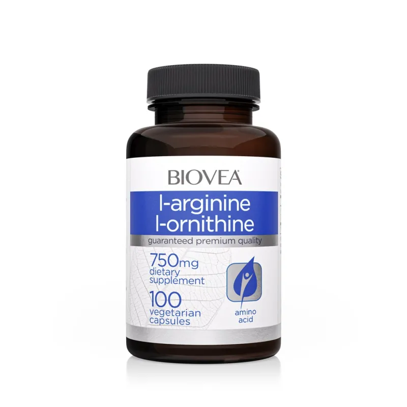 Biovea L-Arginine, L-Ornithine 750mg